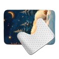 thumbnail image 6 of Honeii Starry Sky Sleep White Bear Pattern Bathroom Anti-Skid Pad Bathroom Mat Vintage Seamless Pattern Not-Slip Toilet Rug Set, 6 of 6