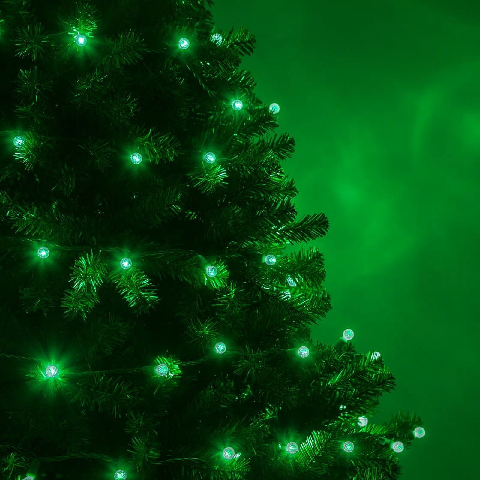 70 G12 Green Ball Lights, 24 ft LED Christmas Lights Green String Lights St. Patricks Day Lights Globe String Lights for Bedroom Dorm Room Lights Globe Christmas Lights