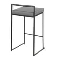 thumbnail image 6 of LumiSource Fuji Stacker 26" Fixed-Height Counter Stool - Set of 3, 6 of 6