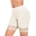 thumbnail image 6 of Women’s Lace Flower Short Leggings Under Dresses Seamless Solid Color Underwear for Spring Summer, 6 of 8