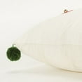 thumbnail image 5 of Rizzy Home Holiday Ivory/Multicolor Sentiment - "Mingle With A Jingle" Cotton 20"x20" Poly Filled Decorative Throw Pillow, 5 of 5