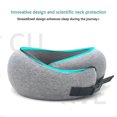 thumbnail image 2 of NEW Safety Neck Pillow for Travel Memory Foam Comfortable & Breathable Soft UShaped, 2 of 5