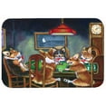 thumbnail image 2 of caroline's treasures 7416cmt"corgi playing poker" kitchen or bath mat, 20" h x 30" w, multicolor, 2 of 2
