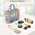 thumbnail image 5 of FORMRS Womens Corduroy Tote Bag Crossbody Shoulder Handbag with Pocket, Pink Seaside Boat, 5 of 7