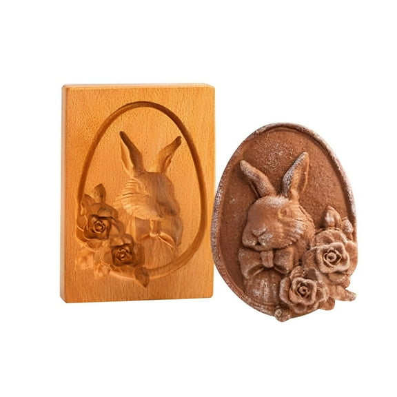 Easter Decorations for Home Cookie Rose Cookie Stamp Embossing Craft Decorating Baking Tool