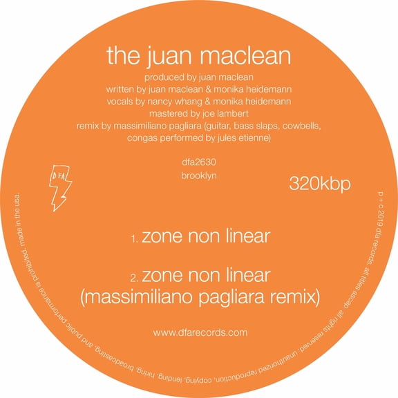 Juan MacLean - What Do You Feel Free About? / Zone Nonlinear - Music & Performance - Vinyl