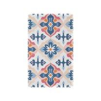 Yayeee Blank Wall Plate Cover 1-Gang 4.5"x2.7" Home Unused Decorative Outlet, Navy Blossom Mosaic