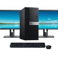 thumbnail image 1 of Restored Windows 11 Desktop Computer Dell 3060 Tower | Quad Core i3-8100 CPU | 16GB RAM | 256GB SSD | Dual 22" LCD's | Home or Office PC (Refurbished), 1 of 5