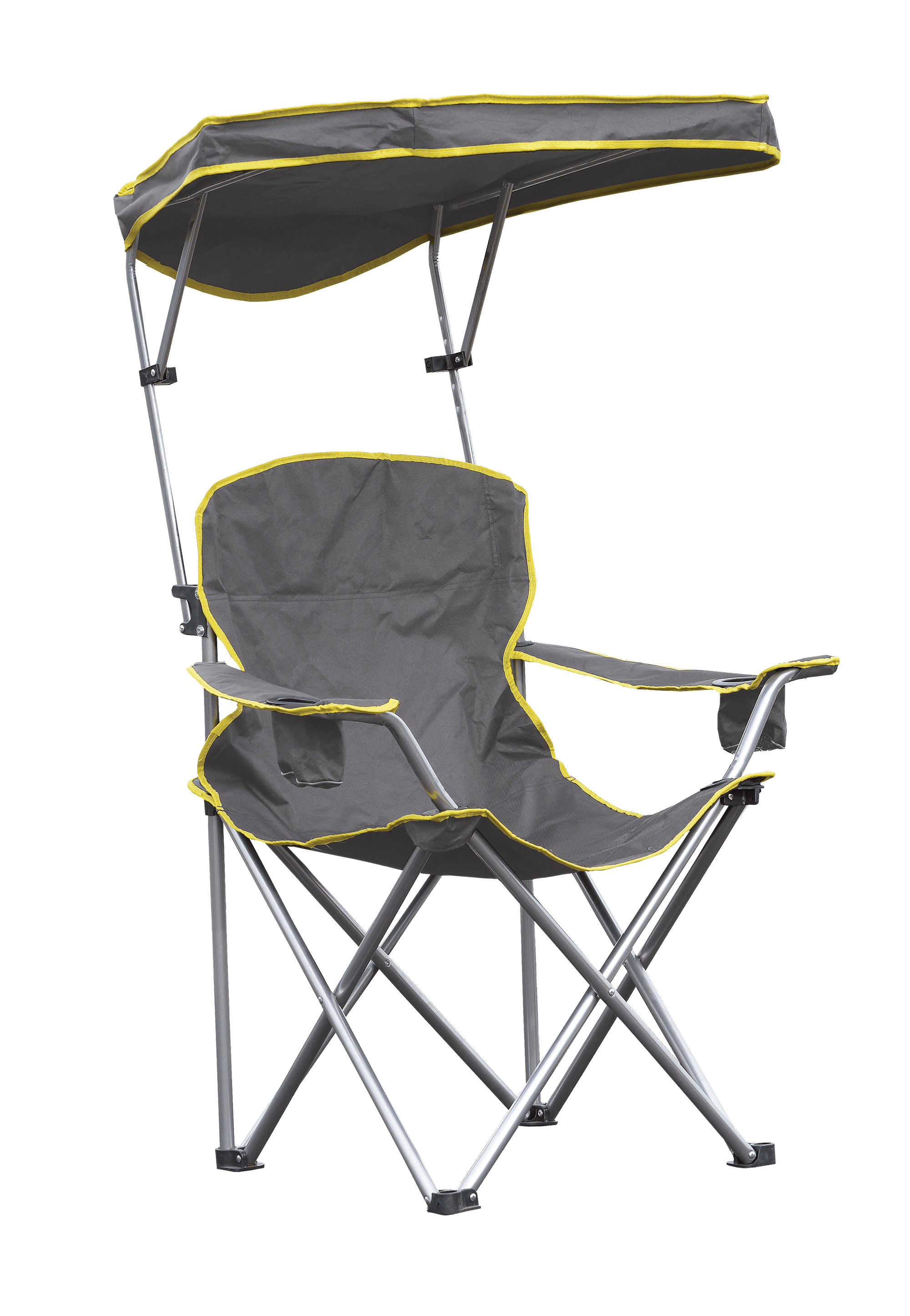 Heavy Duty Max Shade Folding Chair, Grey, Lawn Chairs, Lounge Chairs