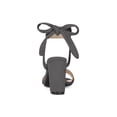 thumbnail image 2 of BLISSFUL STEP Women's Sandals Ankle Tie Back Open Toe Block Heels Grey 12, 2 of 8