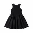 thumbnail image 5 of Vividxx Girls Dress Elegant Black Sleeveless Girls Dress With Back Classic Daily Wear Formal 5-6 Years, 5 of 7
