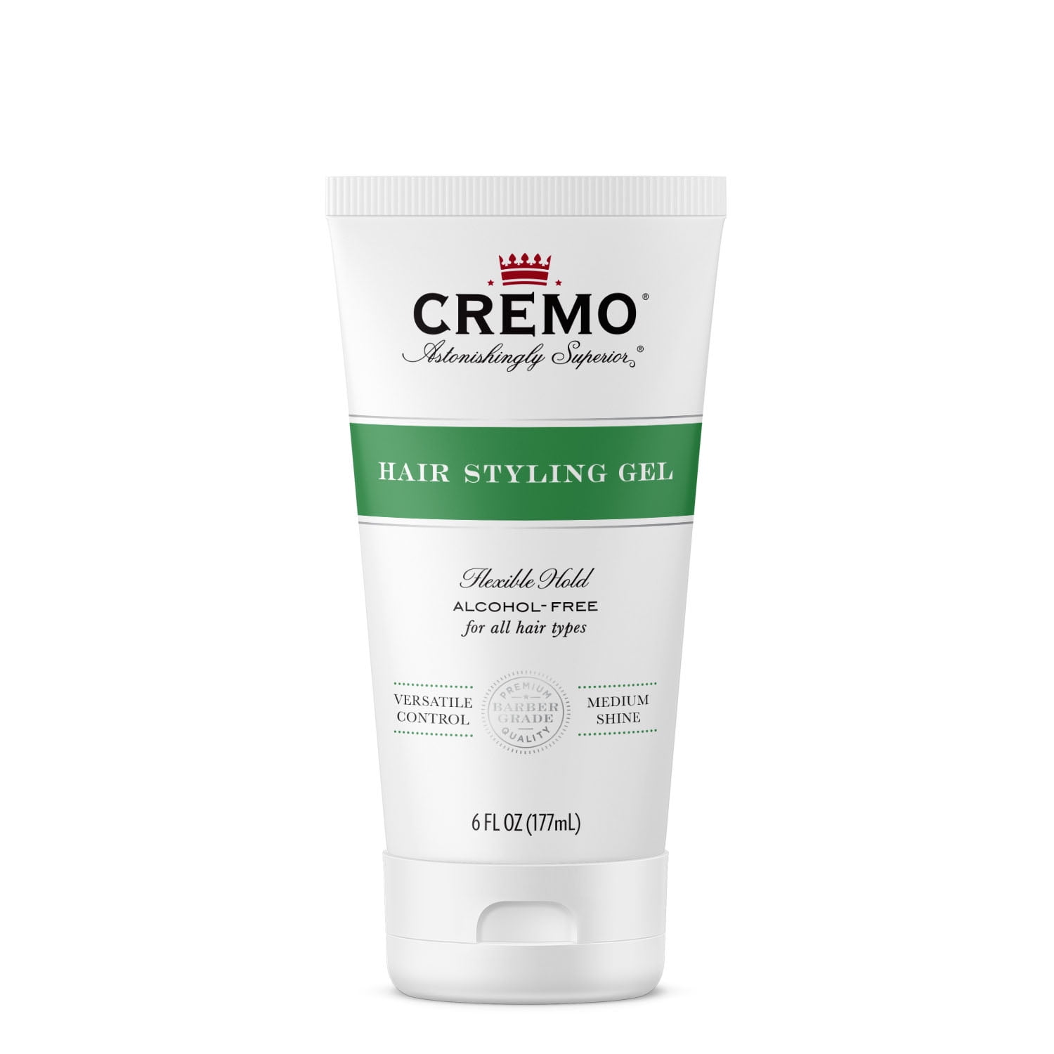 CREMO Cremo Barber Grade Hair Styling Gel, Medium Hold 6oz