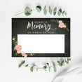 thumbnail image 2 of Koyal Wholesale Share a Memory Cards, Chalkboard Pink Coral Floral Roses Cards for Wedding, 4" x 6", 52-Pk, 2 of 5