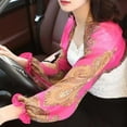 thumbnail image 5 of Summer Chiffon Sunscreen Printing Long Sleeve Shawl, 5 of 10