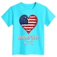 thumbnail image 5 of mgoYE 250th US Shirt 250 Year Birthday Independence Shirts for Boys Girls United States 250 Years Since 1776 2026 V Neck Tshirt(Sky Blue,11-12 Years), 5 of 5
