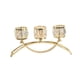 thumbnail image 5 of Candelabro Macarena de cristal de 3 brazos soporte de vela decorativo, 5 of 8