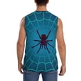 thumbnail image 4 of Balery Spider And Cobweb Camisetas sin mangas para hombre, absorbe la humedad y protege contra el mal olor.-XX-Large, 4 of 7