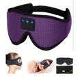 thumbnail image 1 of ZHAOCHENG Un juego (púrpura) Auriculares Bluetooth con máscara para dormir, auriculares para dormir contorneados 3D, máscara para dormir, regalo para hombres y mujeres, máscara opaca para dormir, para, 1 of 5