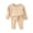 Beige-bVhJ3, variant on Boys Girs Thermal Underwear Set Soft Winter Thermal Top and Bottom Long Cotton Base Layer