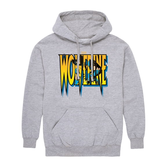 Marvel - Wolverine Logo - Men's Fleece Hoodie Sweatshirt