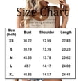 thumbnail image 4 of IYYVV Gingham Tops for Women Spring Summer Cotton Sleeveless Tank Top Casual Beach Cute Plaid Button Down Shirts Blouses Black XS, 4 of 7
