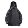 WRKEKC Manteau à Capuche Tactique pour Homme, Qualité Militaire, Résistant à l'Eau, Multi-Poches, Doublé en Molleton, Manteau Chandail, Extérieur, Chasse, Randonnée, Tenue Utilitaire, Chaud