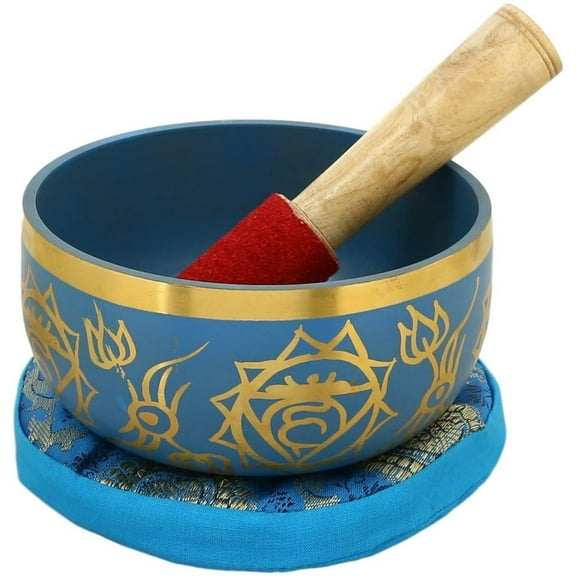 5 in Chakra Colourfull Tibetan Singing Bowls Best for Healing balancing Chakra