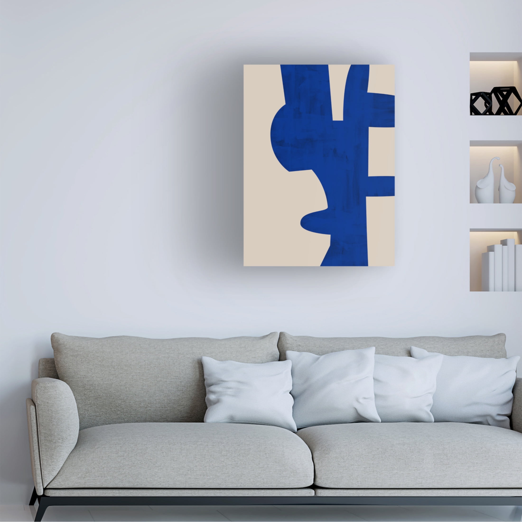 Trademark Fine Art Elena Ristova  Indigo63 Canvas Wall Art