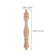 thumbnail image 2 of GOOHOCHY Wooden Railings Wooden Baluster Spindles Decorative for Homeowners 1Pcs, 2 of 8