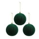 thumbnail image 2 of 3 Piezas De Adornos Navideños De Bolas Flocadas, Adornos Navideños Para El Hogar, Verde, 2 of 8