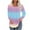 Pink-01, variant on Owordtank Cotton Sweatshirts for Women Color Block Crewneck Shirt Long Sleeve Tops Sweatshirts Tops Shirts