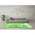 thumbnail image 3 of Ahgly Company Indoor Round Abstract Green Modern Area Rugs, 8' Round, 3 of 4