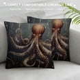 thumbnail image 3 of Chilfamy Octopus Tentacles Pillow Covers for Couch Sofa Indoor Outdoor High-Quality Pillow Case 1PC 18x18in, 3 of 5
