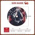 thumbnail image 2 of Sikiie Bulldog with Forest Flag Christmas Tree Skirt, Christmas Tree Decorations, Christmas Decor, Tree Mat Decoration(30-48IN)-36", 2 of 6