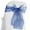 Navy Blue, variant on Lann's Linens - 100 Elegant Organza Wedding/Party Chair Cover Sashes/Bows - Ribbon Tie Back Sash - Baby Blue