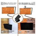 thumbnail image 3 of Hurricane Clips de Fenêtre, 16 Pcs Clips Réutilisables en Acier Inoxydable pour Contreplaqué de 1/2 Pouce d'Épaisseur avec Matériel pour Garde-Fenêtre, 3 of 7