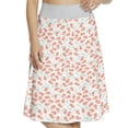 thumbnail image 1 of Women's Poppy Flower Thriving Garden Botany A-line Printed Skirt Casual Wear, XL, Pale Green Off White, by Ambesonne, 1 of 6