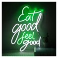 thumbnail image 1 of Los Letreros De Neón Eat Good Feel Good Se Utilizan Para Decoraciones De Pared Luz Restaurante Cocina Tienda De Refrigerios Fiesta 28.5cm×42.5cm, 1 of 6