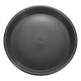 thumbnail image 1 of Bandeja de goteo redonda de plástico Uxcell de 11.8" para macetas, Gris-Negro, 1 of 7