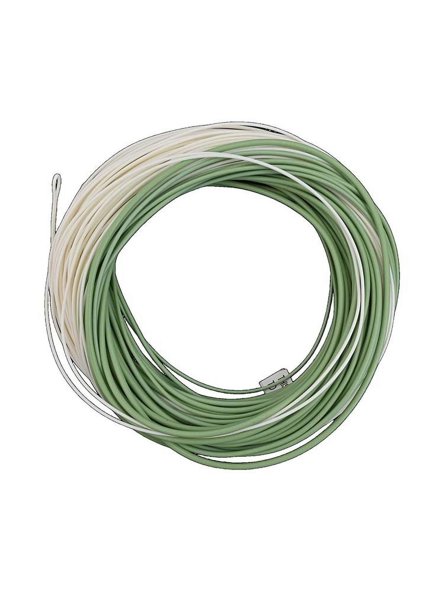 Fly Fishing Sea Main Line Outbound Short Fly Saltwater Fishing Line 100 Feet WF6F-WF10F Green/Cream