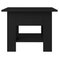 thumbnail image 3 of vidaXL Coffee Table Black 55x55x42 cm Engineered Wood, 3 of 4
