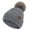 Darkgrey, variant on FZ FANTASTIC ZONE Winter Knit Beanie Hats for Women with Fleece Lined, Warm Soft Slouchy Womens Beanies Skull Cap for Ladies in Cold Weather