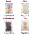 thumbnail image 4 of '100 Pieces Holographic Pack Bags Stora Bag For Food (silver, 10.5*15cm), 4 of 5