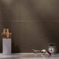thumbnail image 6 of FASÄDE Ripple Decorative Vinyl 18in x 24in Backsplash Panel in Gloss White (5 Pack), 6 of 7