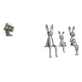 thumbnail image 1 of Figuras de búho, artesanías de animales artificiales, figura en miniatura moderna, escultura, estatua sentada, adorno de resina de cerámica, adecuado, 1 of 8