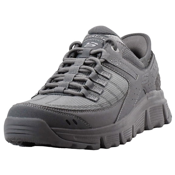 Skechers Sneakers for Men Slip Ins Summits at Hiking Shoes Heel Pillow Air Cooled Memory Foam Lightweight Cushioned Casual Athletic Outdoor Footwear