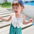 thumbnail image 4 of Xinhuaya Girls Bow Sweet Vest Tops Soft Breathable Sleeveless Shirts Girls Clothes, 4 of 7