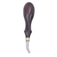 thumbnail image 4 of Stainless Steel Leather Edge Creaser High Durability Skiving Tool For DIY Leather Craft With Comfortable Handle, Practical Application, 4 of 8