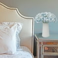 thumbnail image 4 of 10pcs Light Blue Fake Flowers Hydrangea Heads Silk Flowers with Stems for Mother's Day Easter Home Kitchen Wedding Decorations (vase not Include), 4 of 5