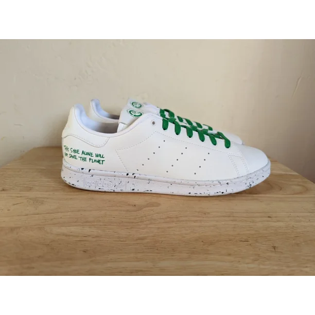 Adi - das Stan Smith Clean Classics White Green Sneakers FU9609 Men's Size 9